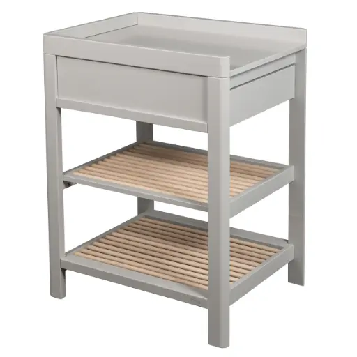 [00214-84] Verzorgingstafel Lukas Duo Soft Grey/Natural | Grijs