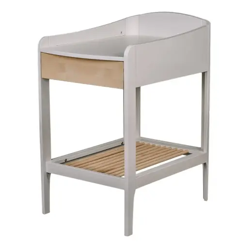 [00214-91] Changing Table Wave White/Wax | White