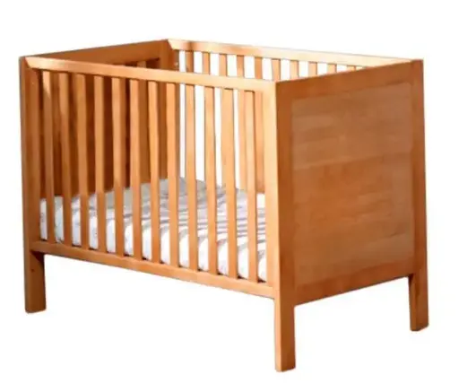 [00203-22P] Cot 60x120cm with Panel Loft Natural