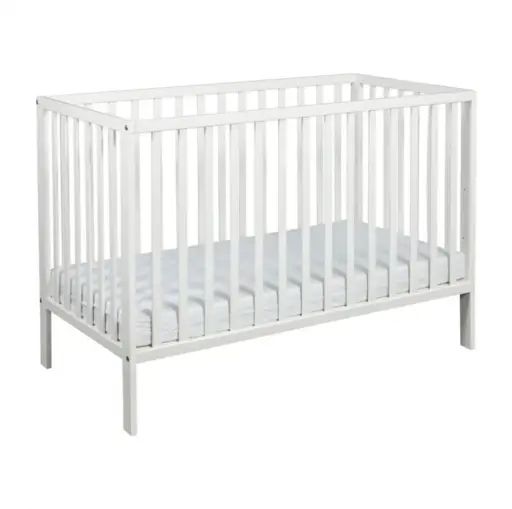 [00210-50] Bed 60x120cm Alva White | Wit