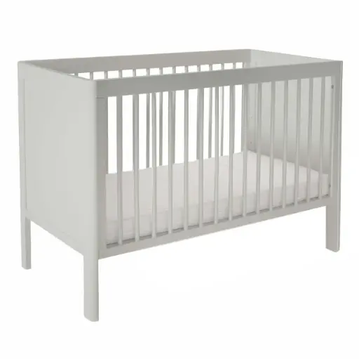 [00210-87] Cot 60x120cm Lukas Soft Grey | Grey