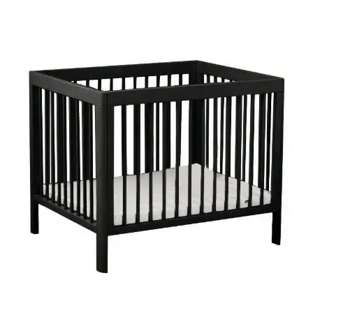 [00212-86] Playpen Lukas Black Satin | Black