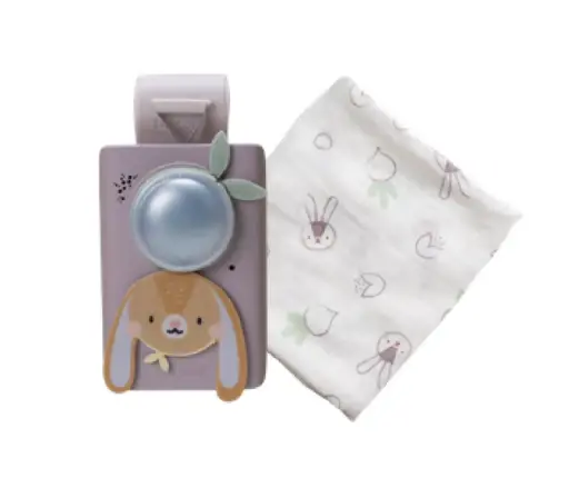[13305-TAF] Bunny Soother & Swaddle Set