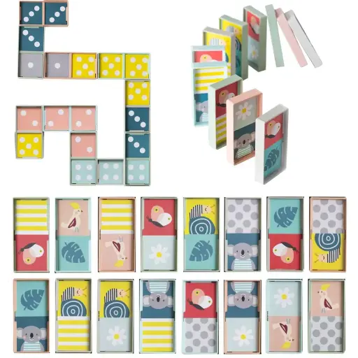 [12985-TAF] XL Domino Rally Blocks