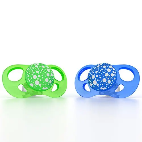 [78089-00] Pacifiers 6+m 2 Pieces Blue/Green | Blue/Green