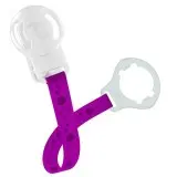 [78098-00] Pacifier clip Purple | Purple