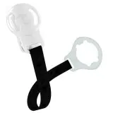 [78103-00] Pacifier clip Black | Black