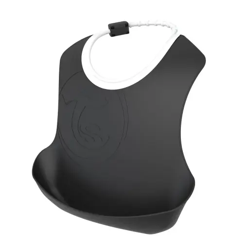 [78223-00] Bavoir 2 Pièces Black/White | Noir/Blanc