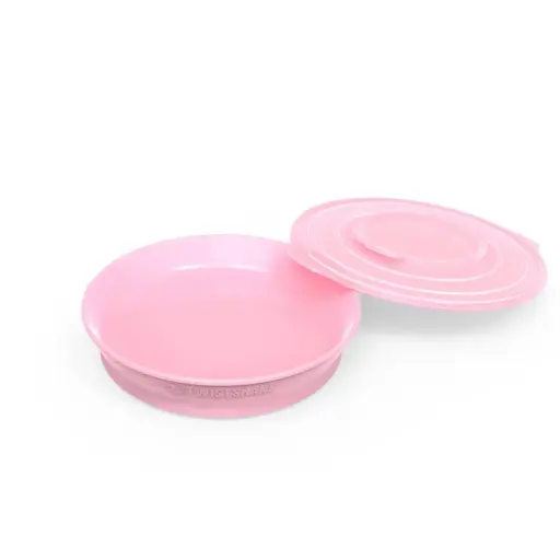 [78159-00] Plate Pastel Pink | Pink