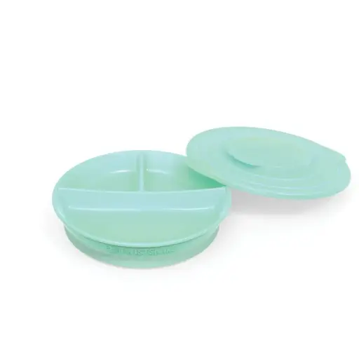 [78171-00] Divided plate Pastel Green | Green