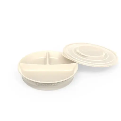 [78173-00] Divided plate Pastel Beige | Beige