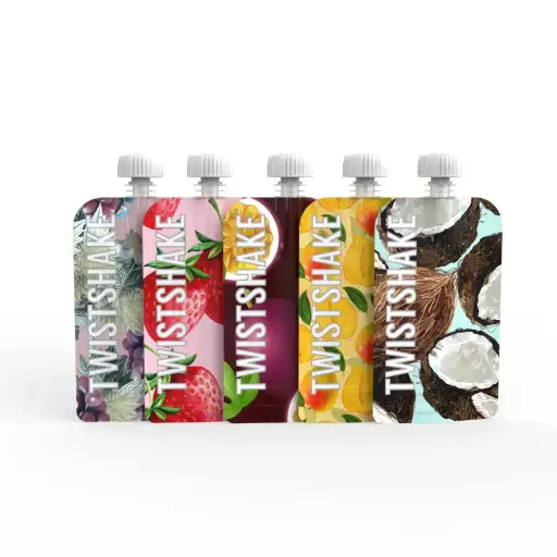 [78616-00] Pochettes à presser 100ml 5 Pièces | Multicolore