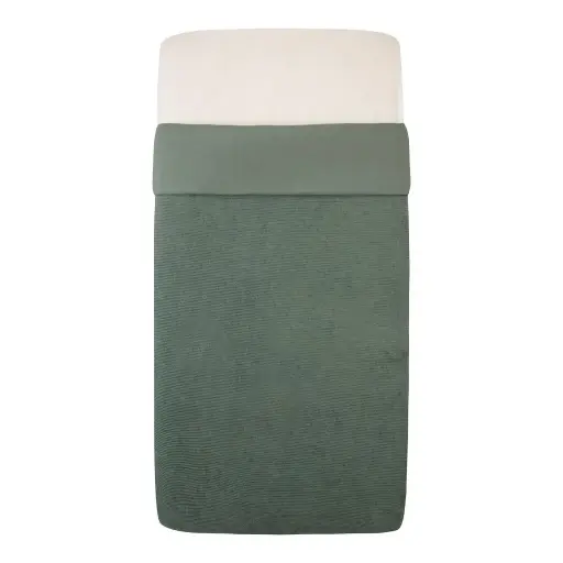 [01322-720] Tuck-Inn Couverture 60x120cm/70x140cm Velvet Rib Forest Green | Vert