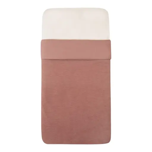 [01312-718] Tuck-Inn Blanket 40x80cm Velvet Rib Dusty Pink | Pink