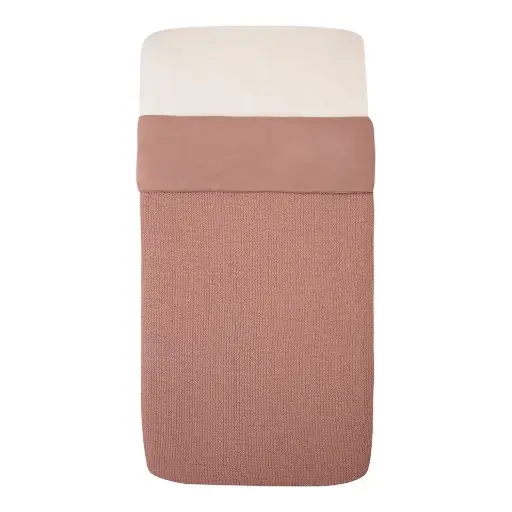 [01313-718] Tuck-Inn Blanket 40x80cm Waves Dusty Pink | Pink