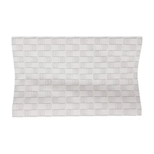 [02512-705] Matelas à langer 72x44cm Sticky Stripes | Blanc