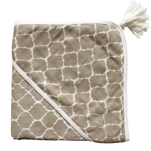 [01601-728] Cape de bain Hydrophile 100x100cm Once Upon A Dream Sand | Beige
