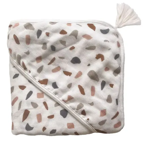 [01601-729] Cape de bain Hydrophile 100x100cm Colour Your World | Multicolore