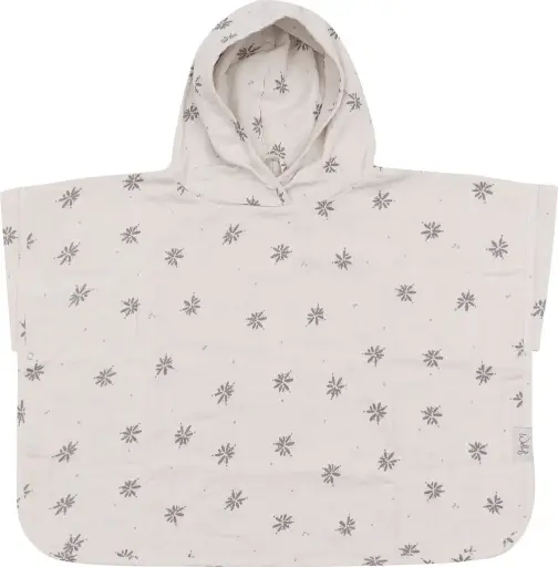 [01605-713] Poncho Muslin Little Charm | Ecru