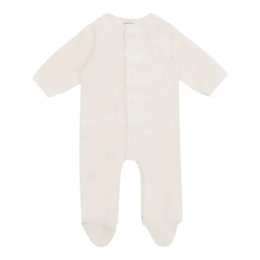 Playsuit Velvet Rib Soft Sand | Ecru