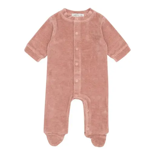 Playsuit Velvet Rib Dusty Pink | Pink