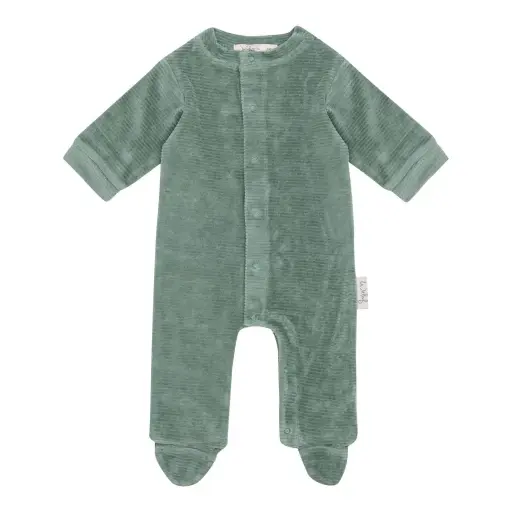 Playsuit Velvet Rib Forest Green | Green