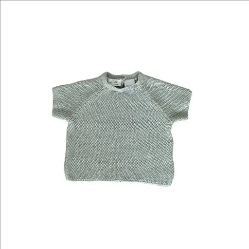 [01716-734] T-Shirt Gebreid Cloudy Mint | Mint