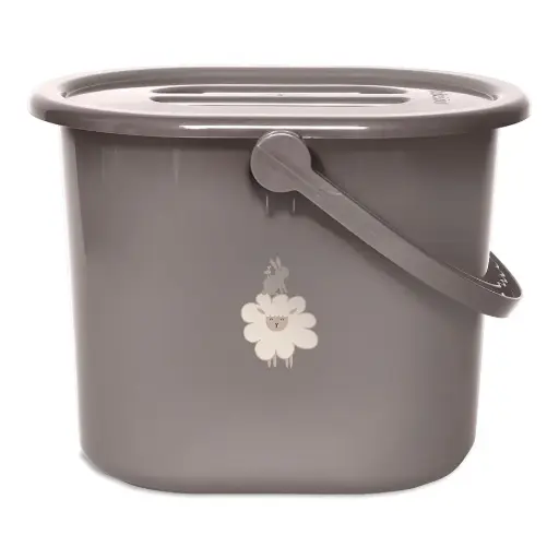 [06161-024] Nappy pail Farm Friends | Brown