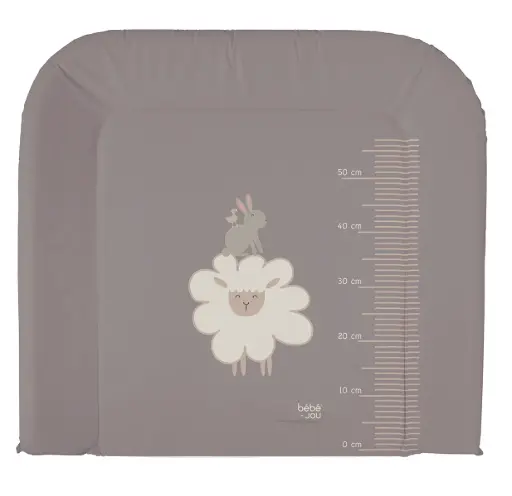 [06802-024] Matelas à langer 72x77cm Farm Friends | Marron