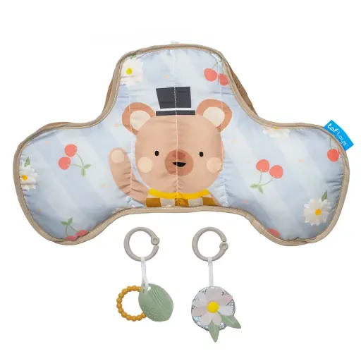 [13715-TAF] Bear Tummy-Time Pillow 