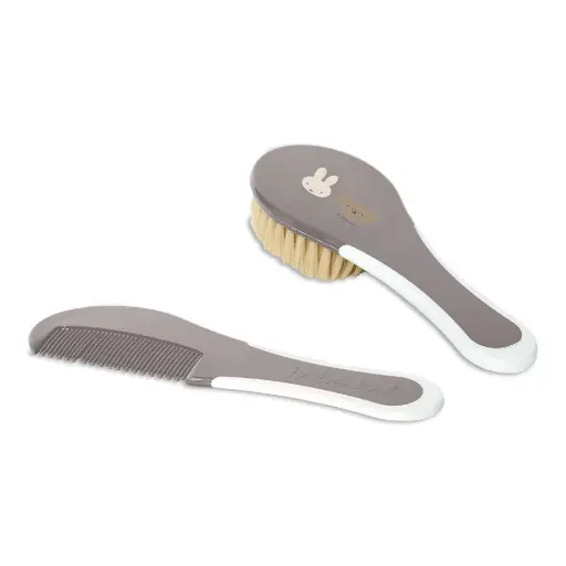 [06234-026] Brush and comb Miffy and friends | Brown