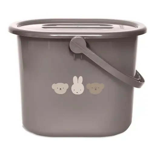 [06161-026] Nappy pail Miffy and friends | Brown