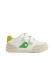 KP Champ Chalk White-Retro Green | Wit