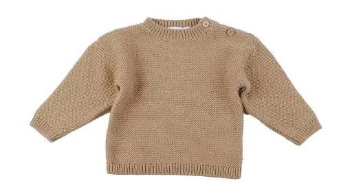 Pullover Gebreid Cornstalk | Taupe