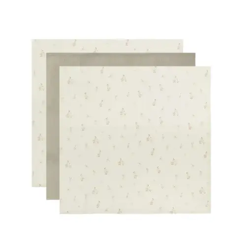 [03051-025] Doeken Tetra 3 Stuks 70x70cm Dear Goose | Ecru 