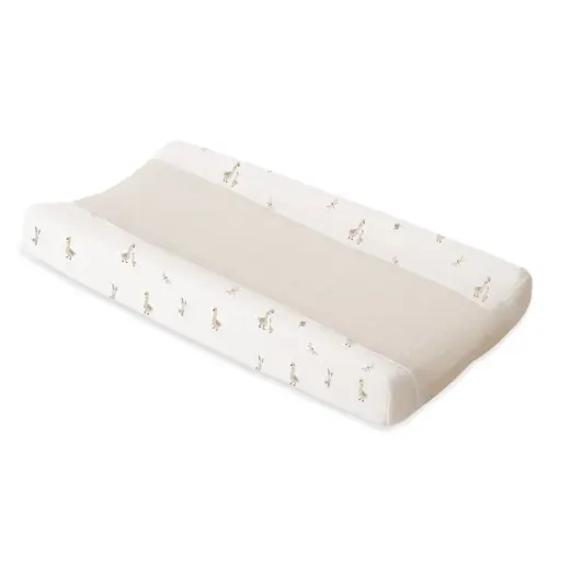[03029-025] Housse matelas à langer Hydrophile Dear Goose | Ecru