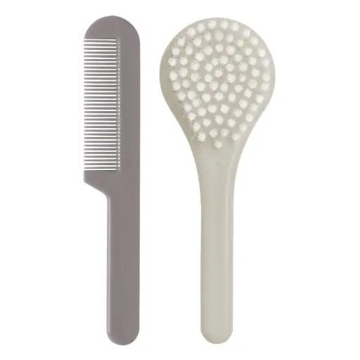 [0L209-15N] Brosse et peigne Almond | Ecru