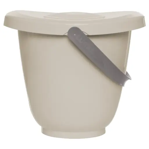[0L162-15] Poubelle à couches Almond | Ecru