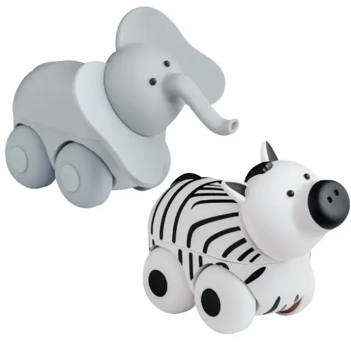 [04020-01] Jouets Magnétiques Wheely Safari Box