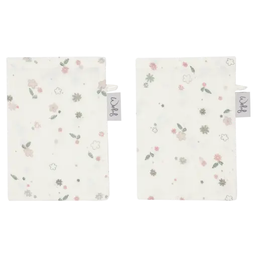 [01604-920] Washandjes Tetra 2 Stuks Vintage Flowers | Ecru