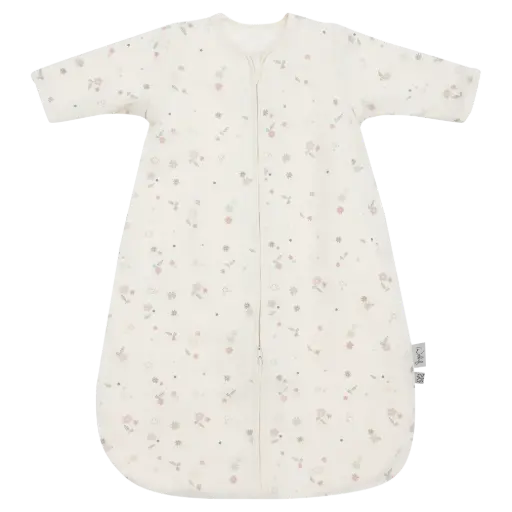 [01535-920] Slaapzak 4 Seizoenen 90cm Vintage Flowers | Ecru 