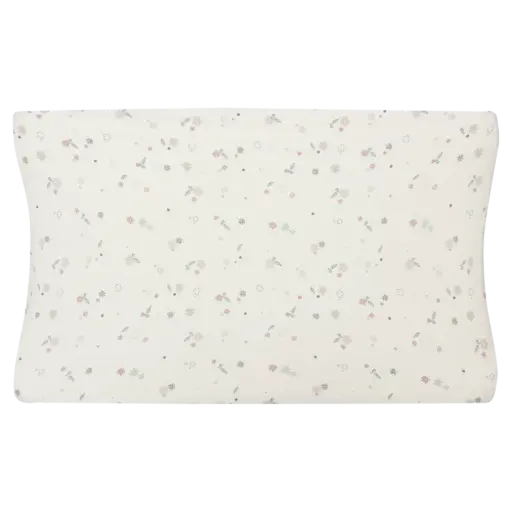 [02516-920] Waskussenhoes Jersey 70x50cm Vintage Flowers | Ecru  