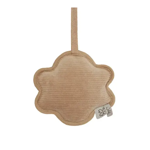 [01598-719] Attache-sucette Nuage Velvet Rib Urban Taupe | Taupe