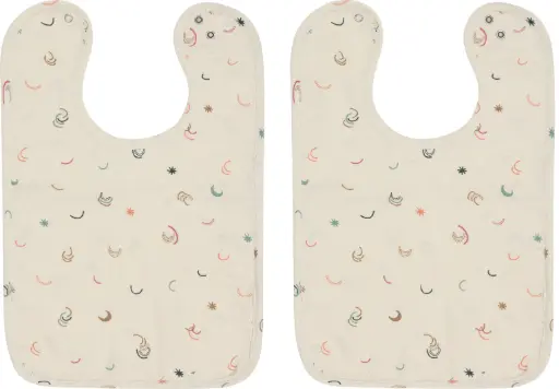 [01654-704] Bavoir 2 Pièces Magical Days | Ecru