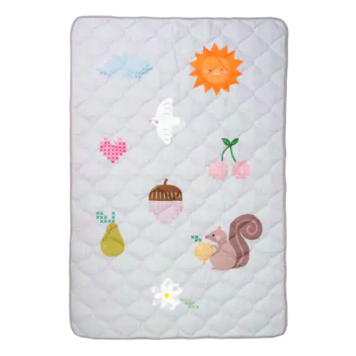 [13915-TAF] Fantasy Bloom Quilted Playmat