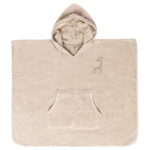 [03017-20N] Poncho Steppe | Taupe