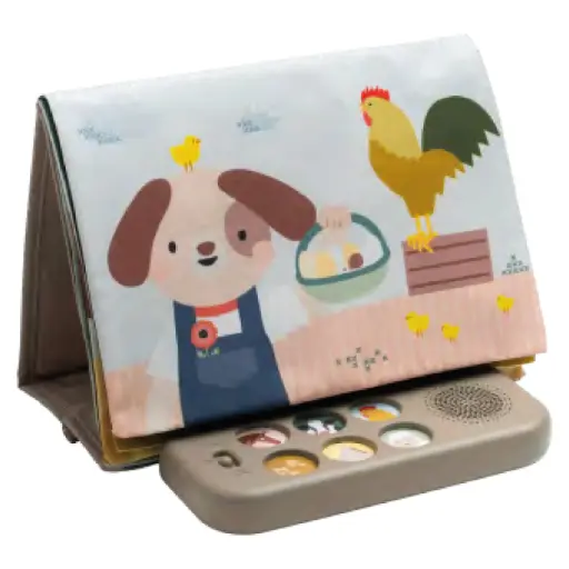[13935-TAF] Farm Musical Tummy Time Book