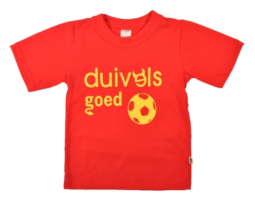 T-shirt Rode Duivels 'Duivels Goed' | Rood