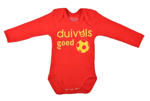 Body à Manches Longues Rode Duivels 'Duivels Goed' | Rouge